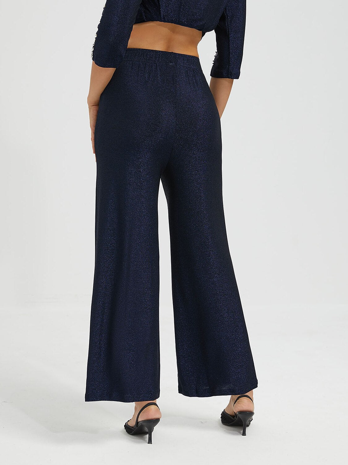 Straight Leg Glitter Pants