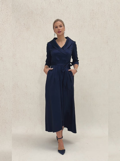 Taft High-Low-Kleid