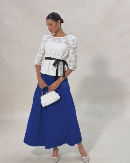Gonne Maxi in Taffetà Stretch