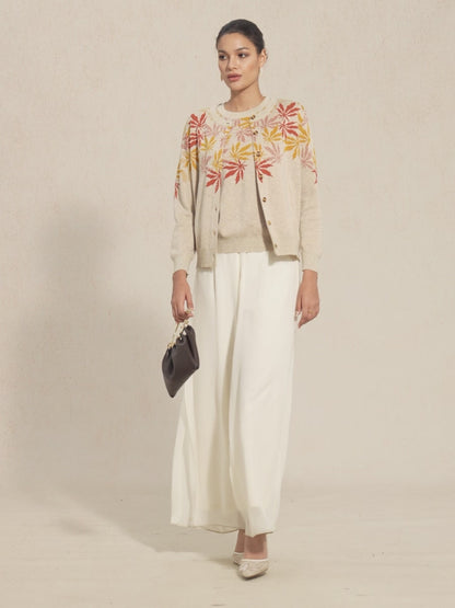 Jacquard Sweater Twinset