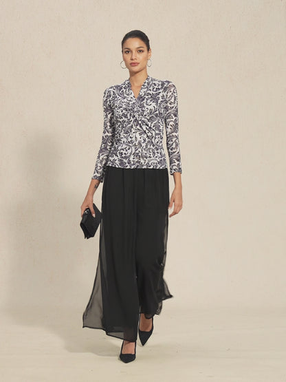 Twisted Paisley Blouse