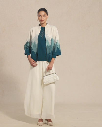 Jacquard Sweater Twinset