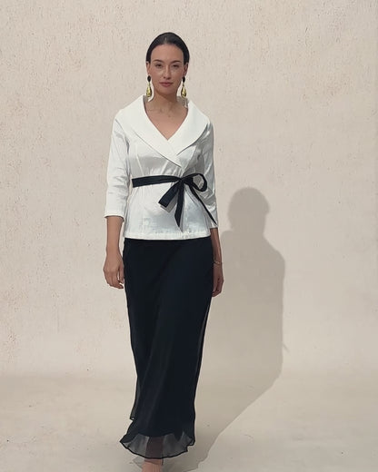 Maxi Chiffon Mid-Waist Skirts