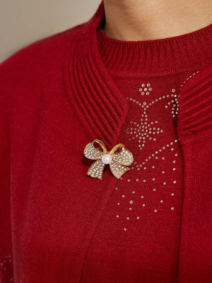 Jacquard Sweater Twinset