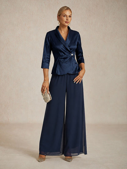 Stretch Taffeta Blouse