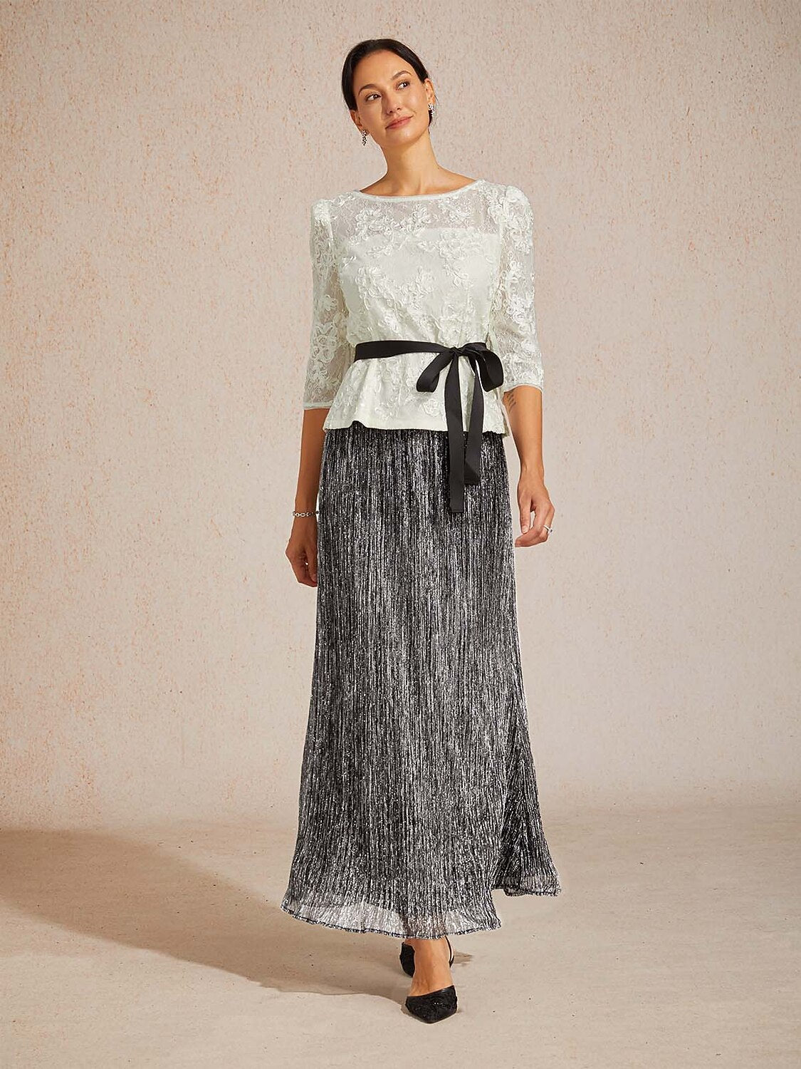 Chiffon A Line Maxi Skirt