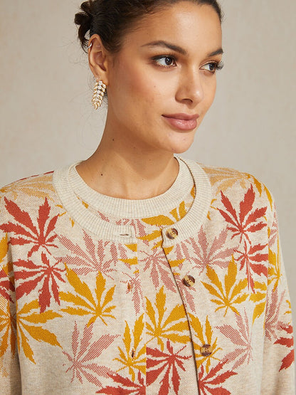 Jacquard Sweater Twinset