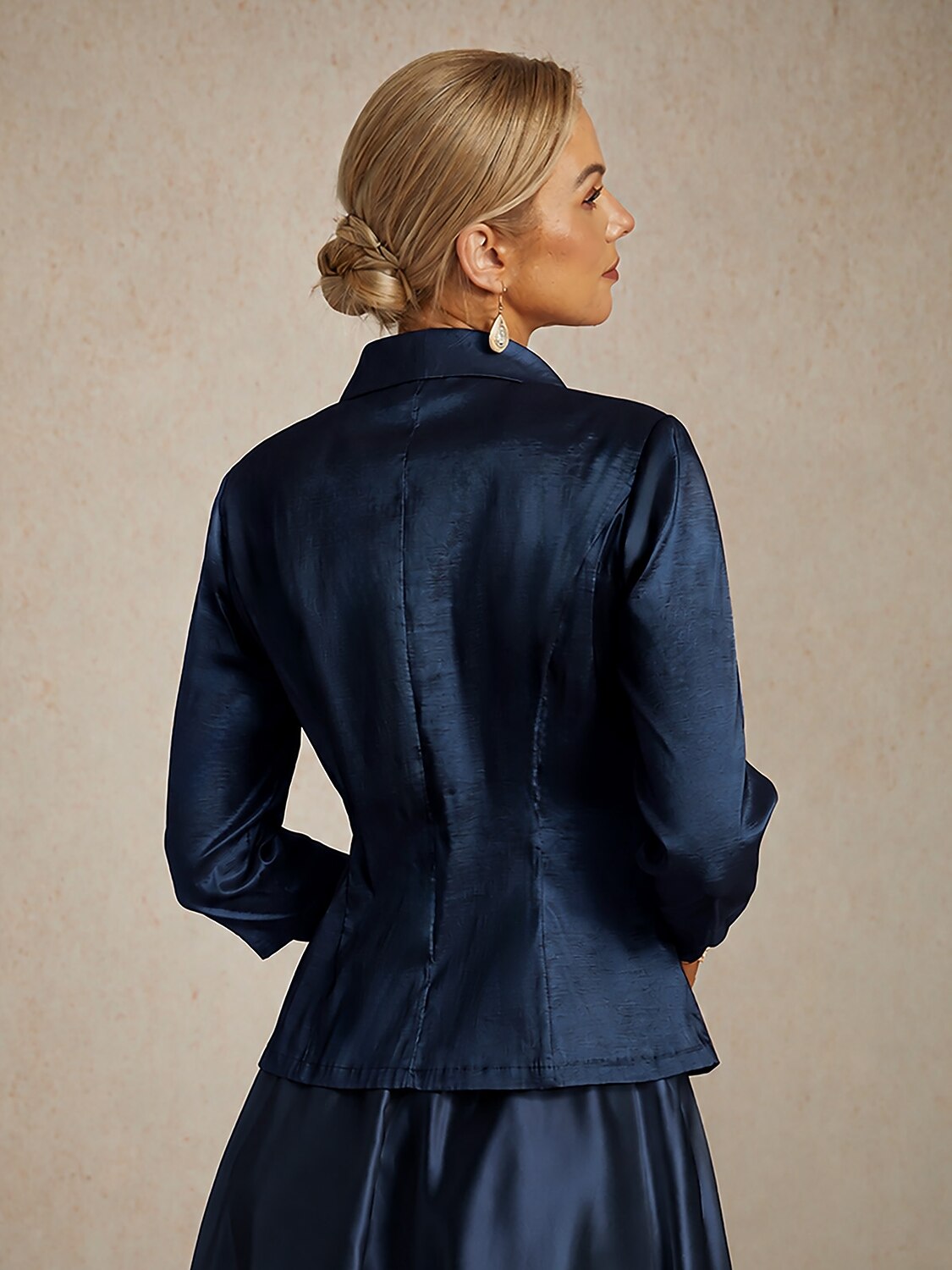 Stretch Taffeta Blouse