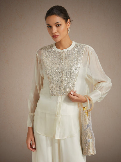 Sequin Embellished Blouse