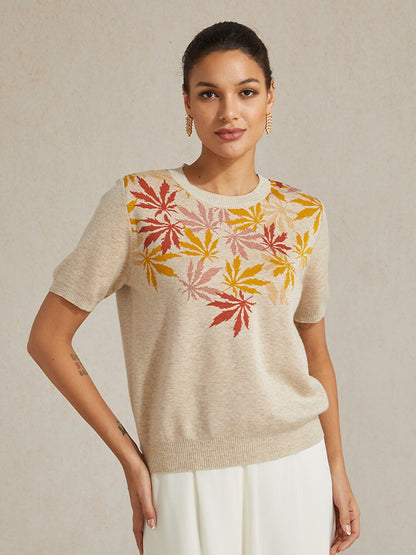 Jacquard Sweater Twinset
