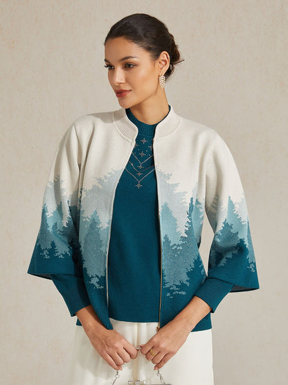 Jacquard Sweater Twinset
