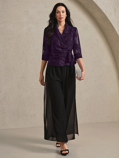 Chemisier élégant en mousseline de soie à fleurs