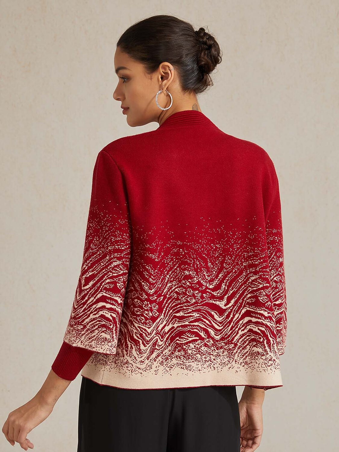 Jacquard Sweater Twinset