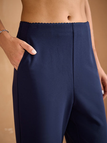 Skinny Mid Waist Pants
