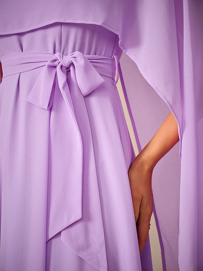 Two-Way Sheer Chiffon Maxi Dress