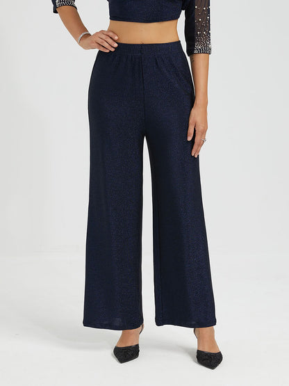 Straight Leg Glitter Pants