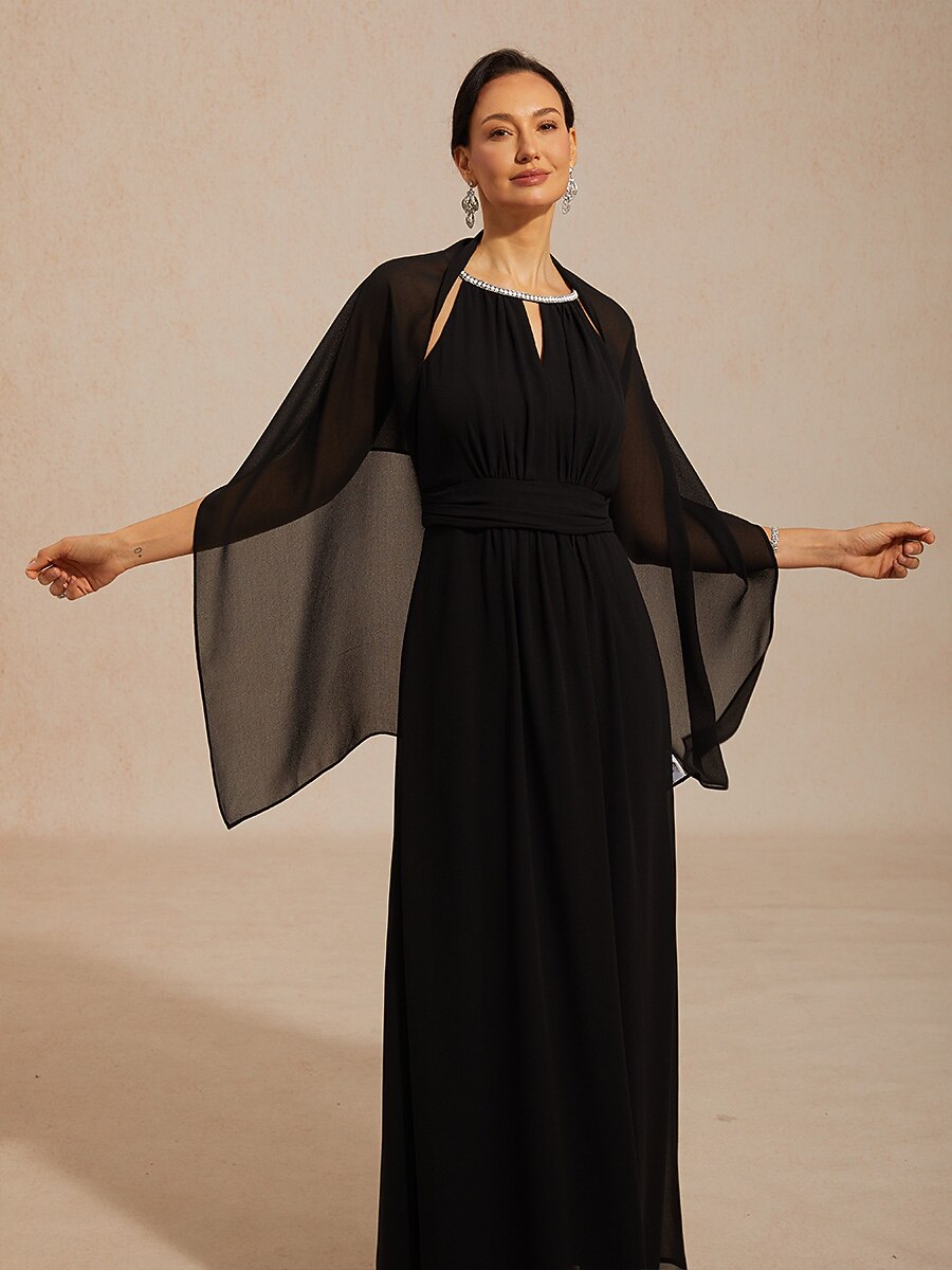 Chiffon Sheer Long Shawl Wrap