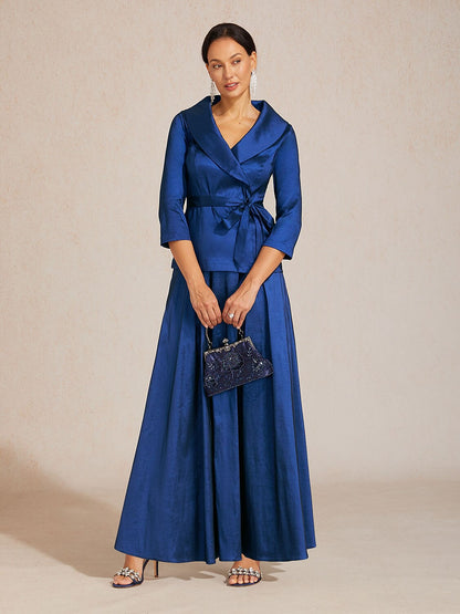 Stretch Taffeta Maxi Skirts