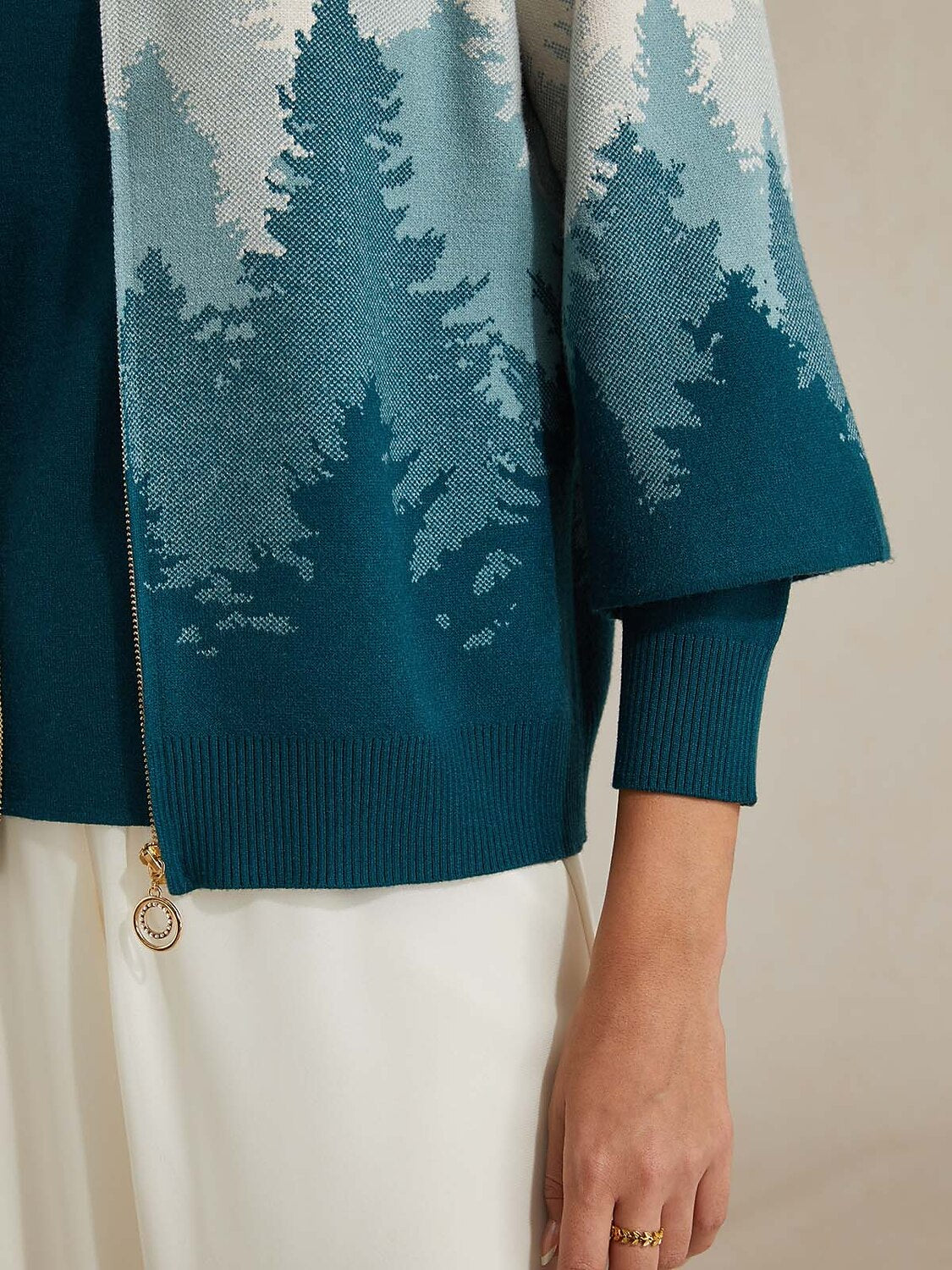 Jacquard Sweater Twinset