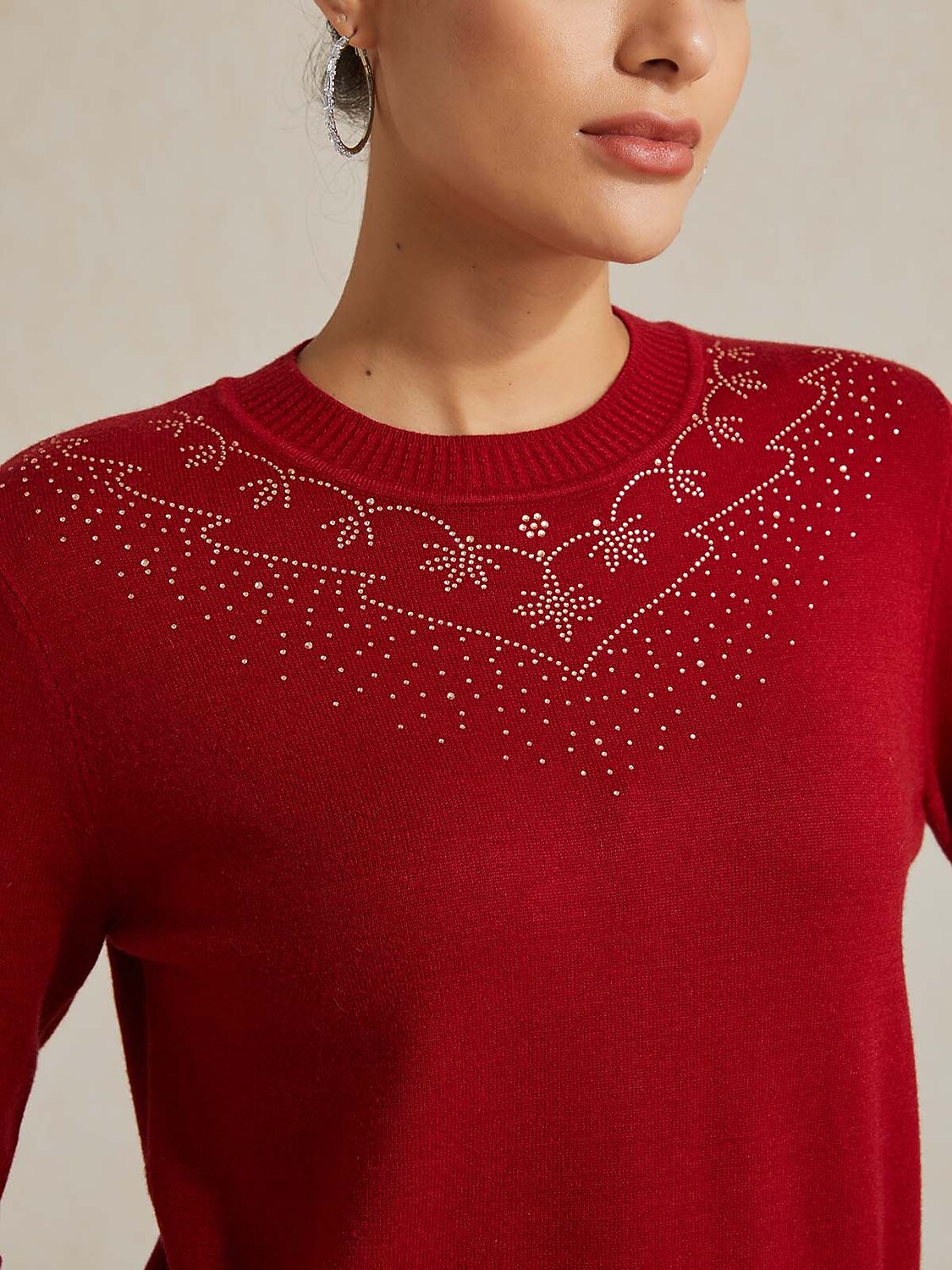 Jacquard Sweater Twinset