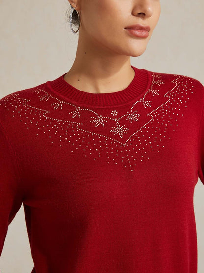 Jacquard Sweater Twinset