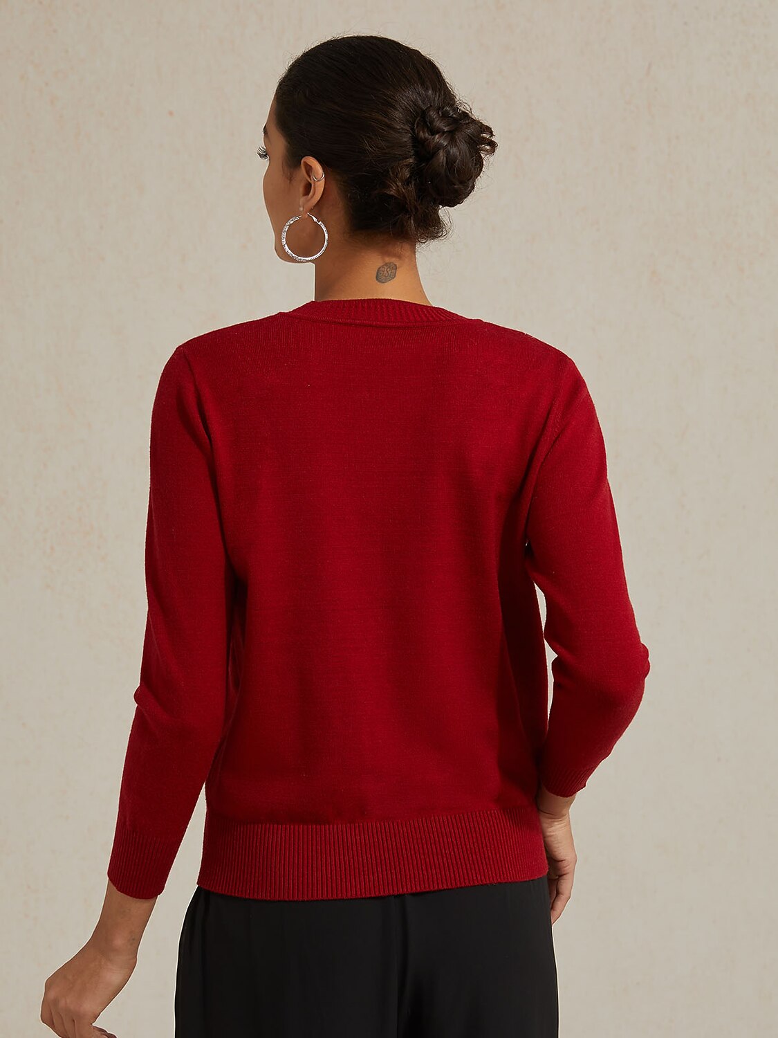 Jacquard Sweater Twinset