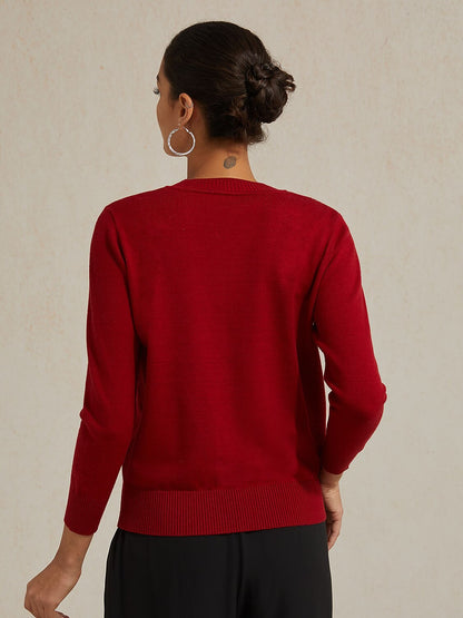 Jacquard Sweater Twinset
